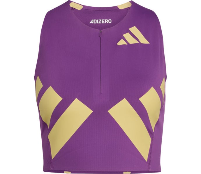 adidas ADIZERO ROAD TO RECORDS CROP TOP LÖPARLINNE Lila