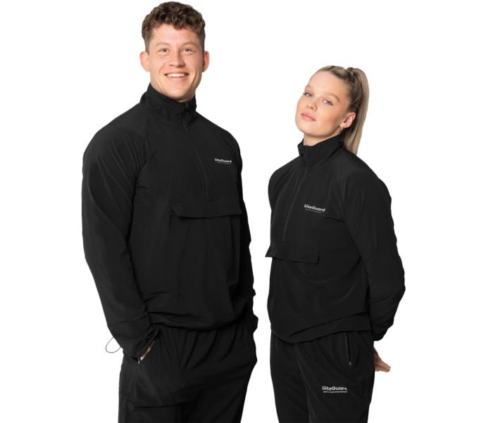 Liiteguard RE-LIITE ANORAK LÖPARJACKA Svart