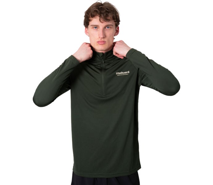 Liiteguard GROUND-TECH 1/4 ZIP LÖPARTRÖJA Grön