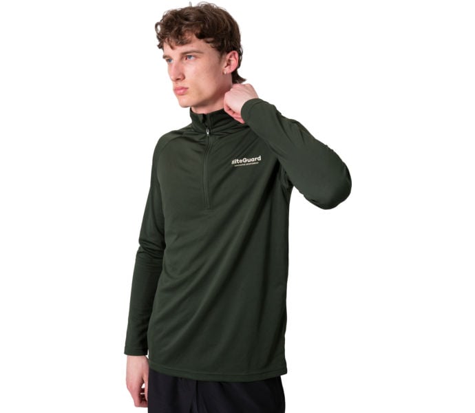 Liiteguard GROUND-TECH 1/4 ZIP LÖPARTRÖJA Grön