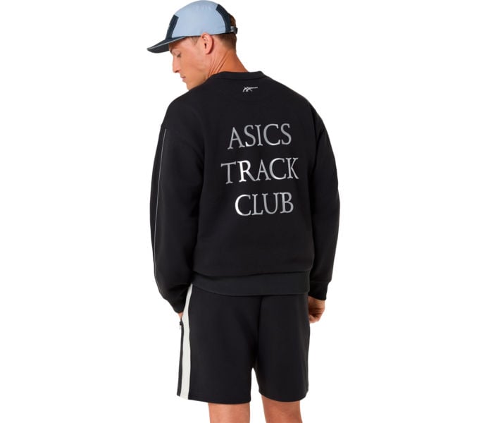 Asics ASICS TRACK CLUB HERITAGE CREW-NECK TOP LÖPARTRÖJA Svart