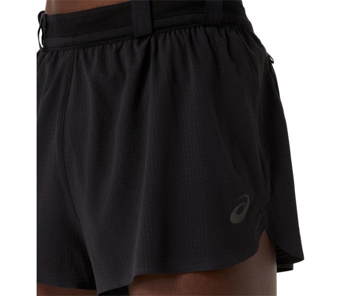 Asics METARUN SPLIT SHORT LÖPARSHORTS Svart