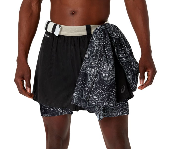 Asics LIMITED SERIES METARUN 4'' 2 IN 1 SHORT LÖPARSHORTS Svart