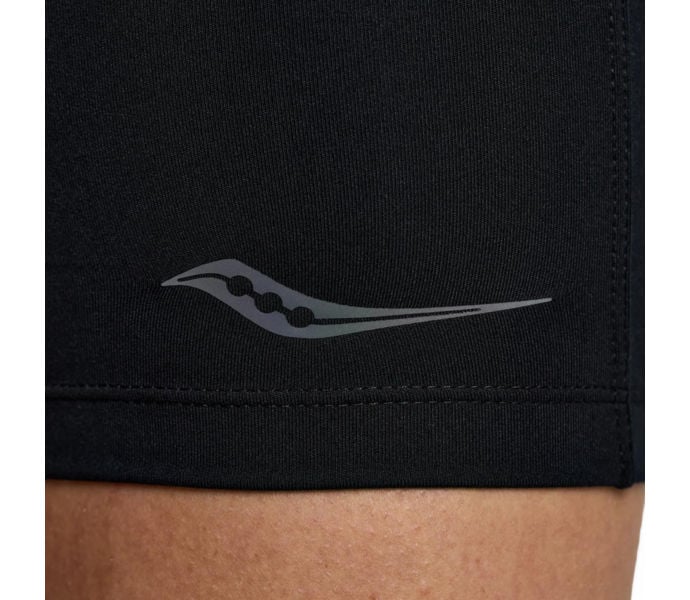 Saucony FORTIFY 6'' SHORT LÖPARSHORTS Svart