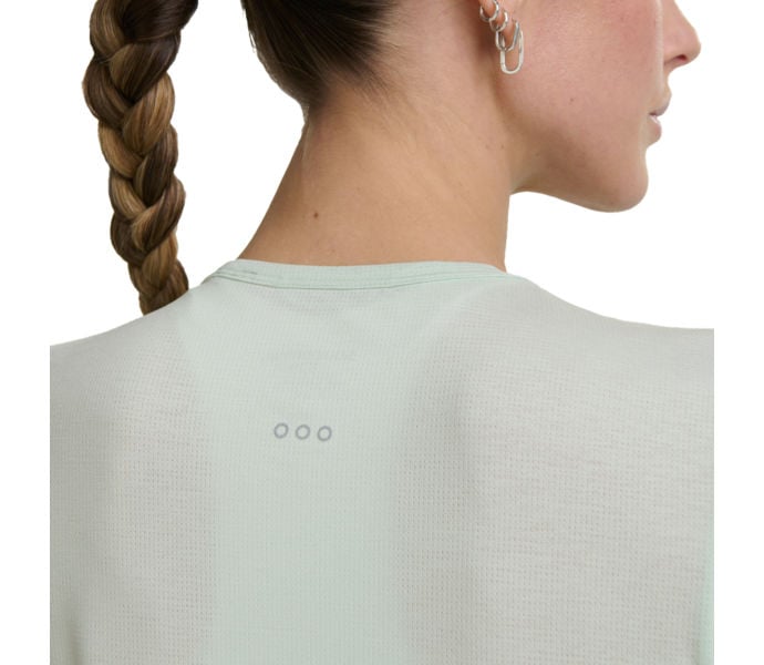 Saucony STOPWATCH SHORT SLEEVE LÖPARTSHIRT Grön