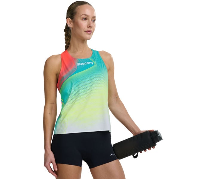 Saucony ENDORPHIN SINGLET LÖPARLINNE Flerfärgad