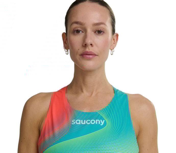 Saucony ENDORPHIN SINGLET LÖPARLINNE Flerfärgad