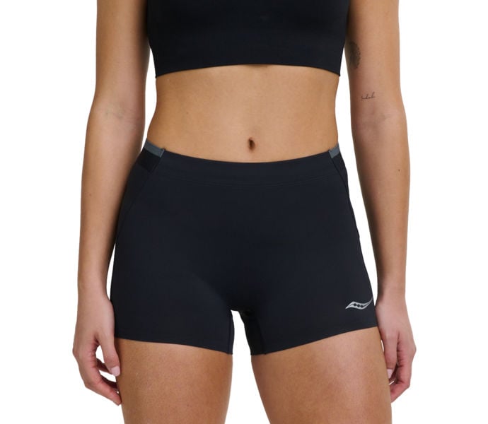 Saucony ENDORPHIN BOY SHORT LÖPARSHORTS Svart