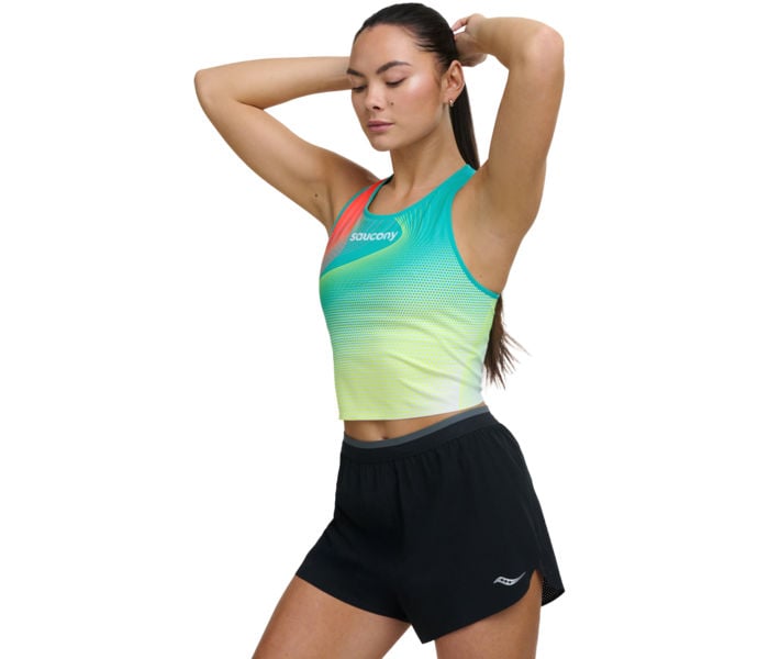 Saucony ENDORPHIN SPLIT SHORT LÖPARSHORTS Svart