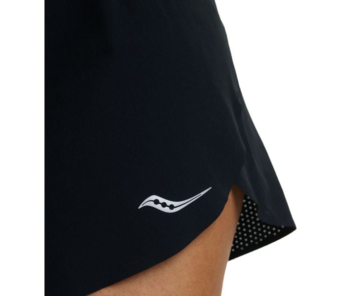 Saucony ENDORPHIN SPLIT SHORT LÖPARSHORTS Svart