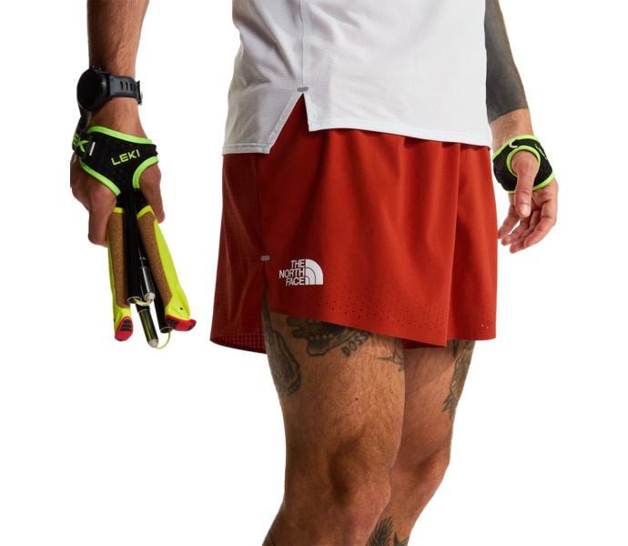 The North Face M SUMMIT PACESETTER 5'' SHORT LÖPARSHORTS Röd