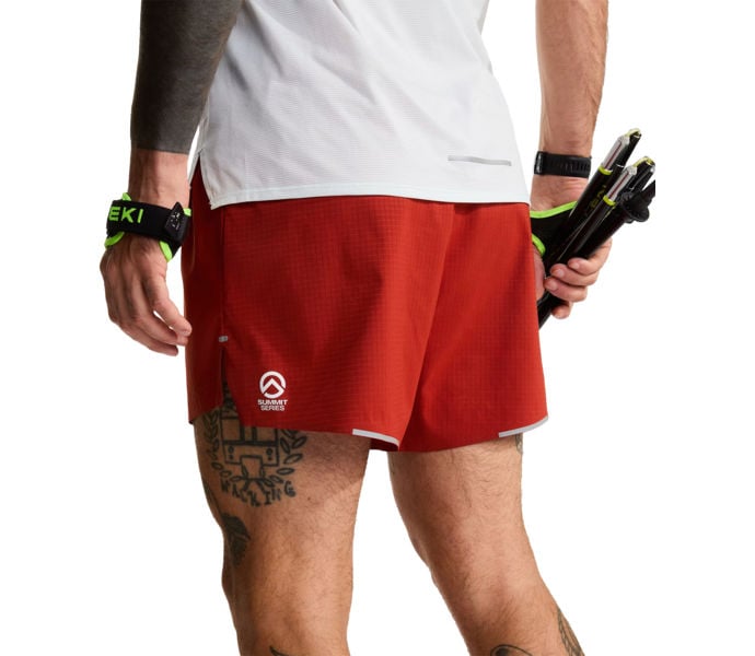The North Face M SUMMIT PACESETTER 5'' SHORT LÖPARSHORTS Röd