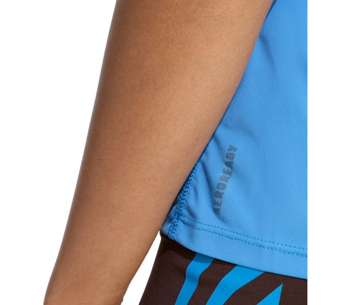 adidas ADIZERO ESSENTIAL LÖPARTSHIRT Blå