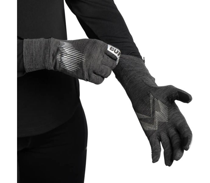 Buff DryFlx löparhandskar Svart
