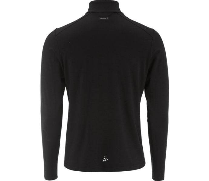 Craft Wool Wind HZ LS M Löpartröja Svart