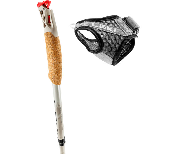 Leki Ultratrail FX. One Löparstavar kolfiber Grå