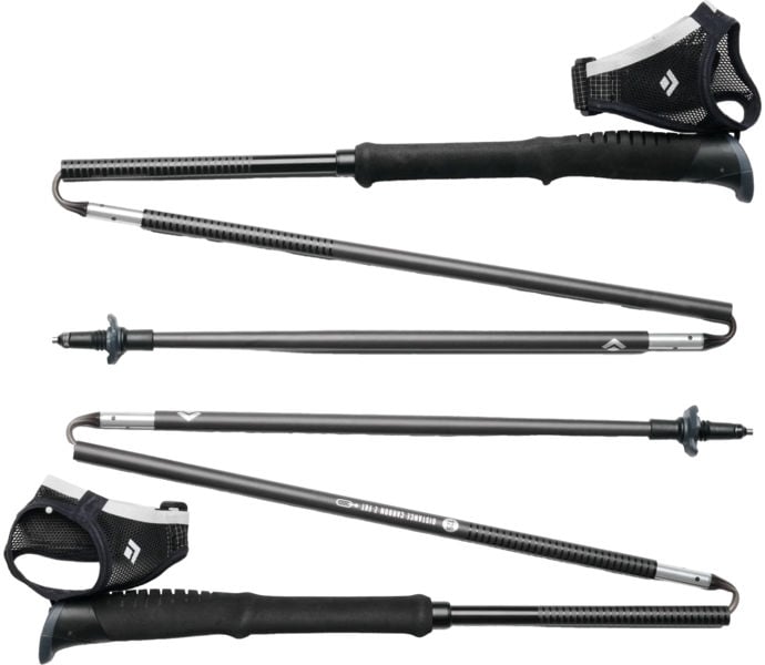 BLACK DIAMOND DISTANCE CARBON Z FKT POLES LÖPARSTAVAR Svart