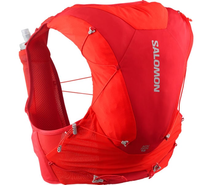 Salomon ADV SKIN 12 SET LÖPARRYGGSÄCK Röd