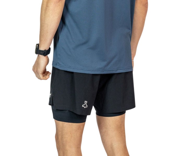 Liiteguard GLU-TECH RUNNING 2IN1 LÖPARSHORTS Svart