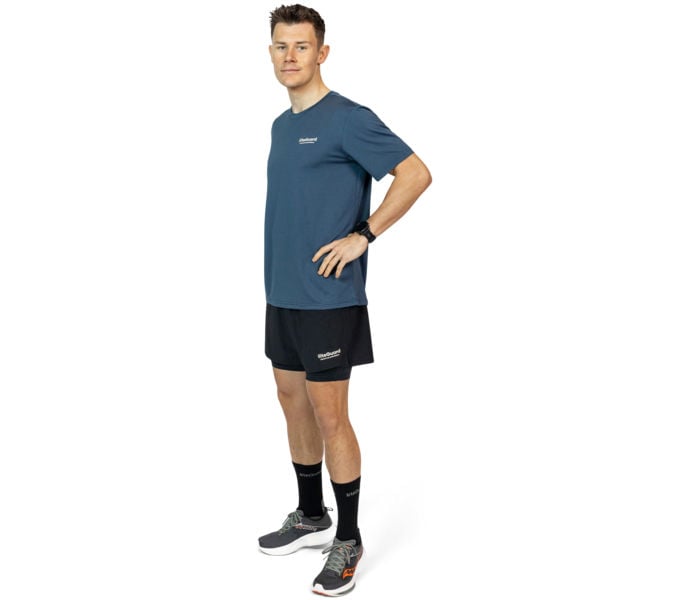 Liiteguard GLU-TECH RUNNING 2IN1 LÖPARSHORTS Svart