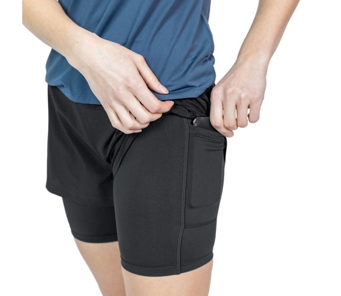 Liiteguard GLU-TECH RUNNING 2IN1 LÖPARSHORTS Svart