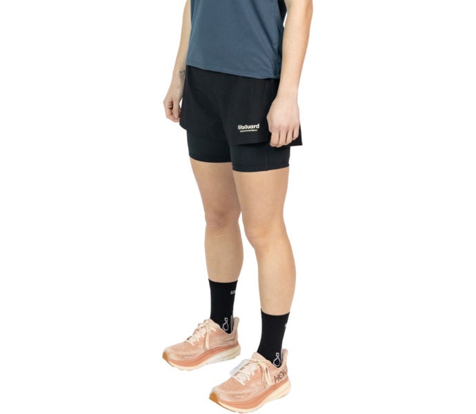 Liiteguard GLU-TECH RUNNING 2IN1 LÖPARSHORTS Svart