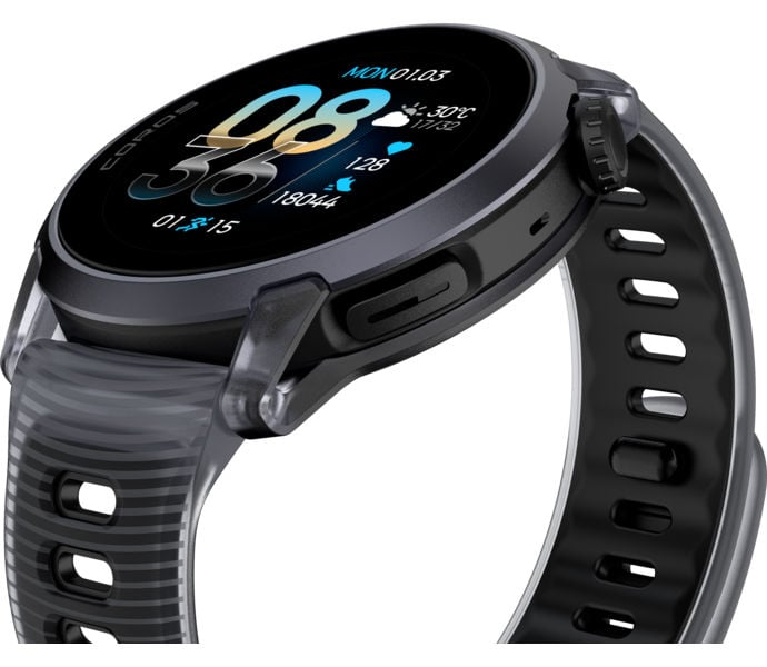 Coros PACE 4 BLACK CRYSTAL SPORTKLOCKA Svart