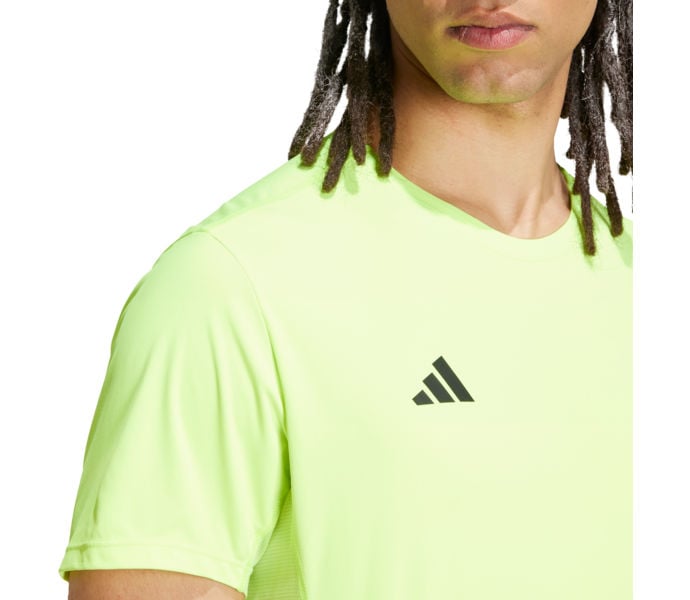 adidas ADIZERO ESSENTIAL LÖPARTSHIRT Grön