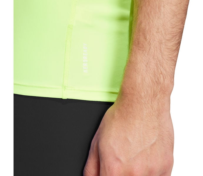 adidas ADIZERO ESSENTIAL LÖPARTSHIRT Grön