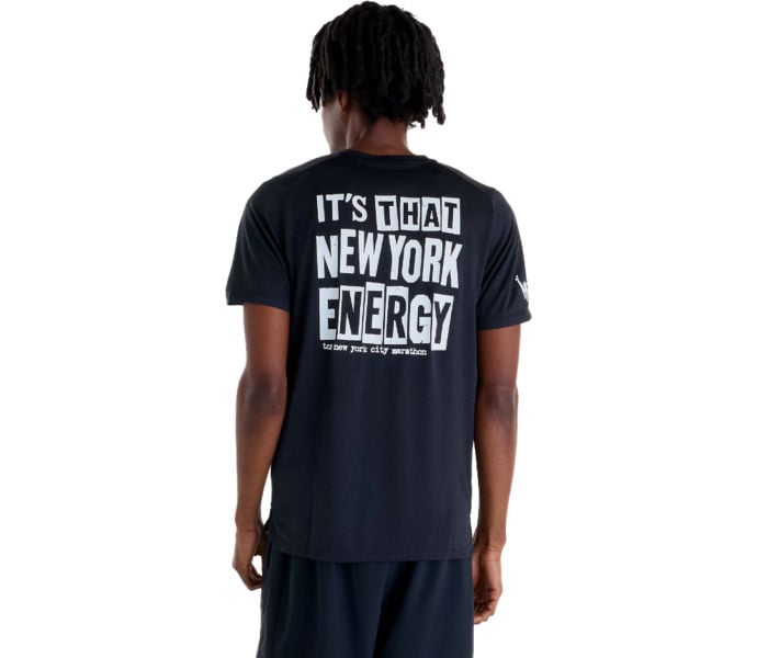 New Balance NYC MARATHON ATHLETICS GRAPHIC T-SHIRT Svart