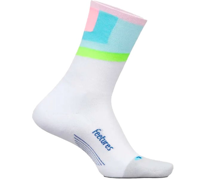 Feetures ELITE LIGHT CUSHION MINI CREW LÖPARSTRUMPOR Flerfärgad