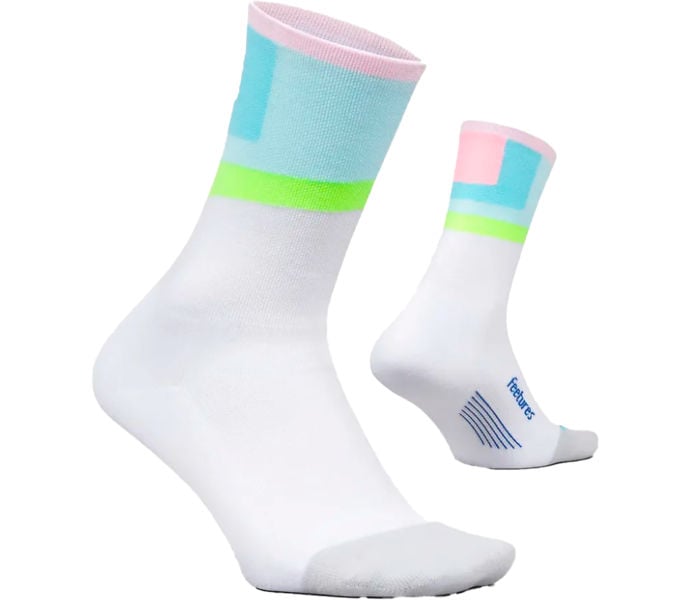 Feetures ELITE LIGHT CUSHION MINI CREW LÖPARSTRUMPOR Flerfärgad