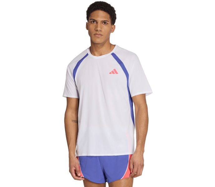adidas ADIZERO ARCHIVE LÖPARTSHIRT Vit