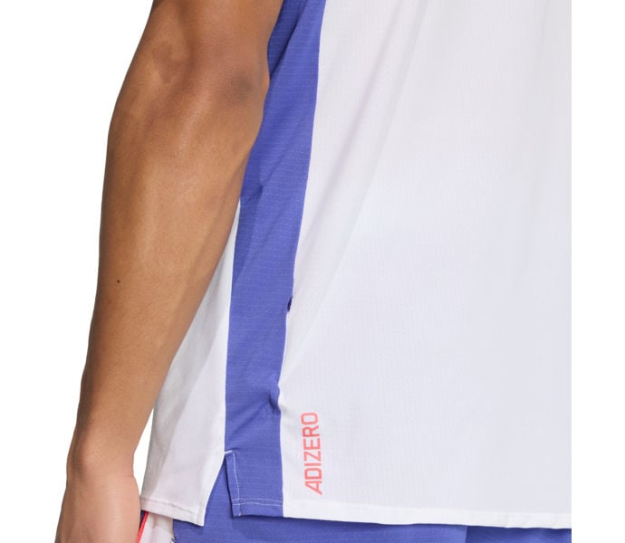 adidas ADIZERO ARCHIVE LÖPARTSHIRT Vit