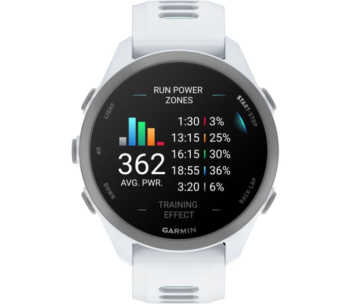 Garmin FORERUNNER 170 MUSIC LÖPARKLOCKA Vit
