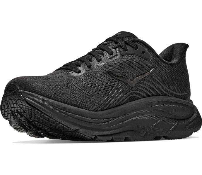 HOKA ONE ONE CLIFTON 11 WIDE LÖPARSKOR Svart
