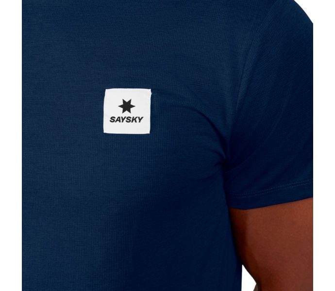 SAYSKY CLEAN COMBAT PRO LÖPARTSHIRT Blå