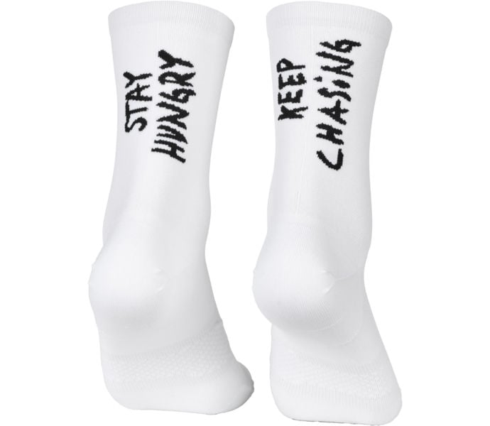 SAYSKY COMBAT HIGH SOCKS LÖPARSTRUMPOR Vit