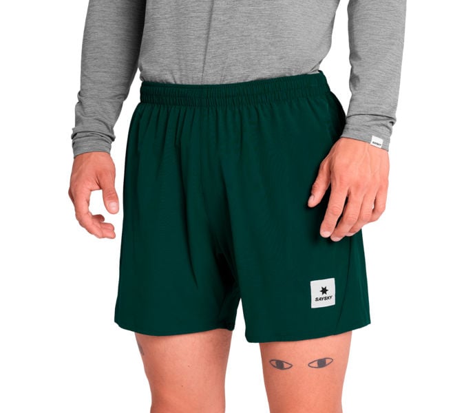 SAYSKY PACE SHORTS 5" LÖPARSHORTS Grön