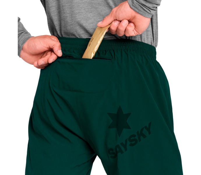 SAYSKY PACE SHORTS 5" LÖPARSHORTS Grön