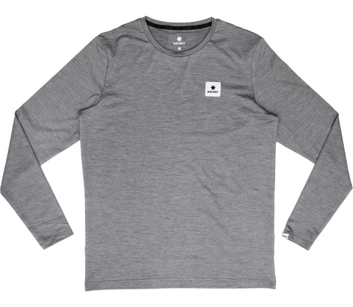 SAYSKY STATEMENT PACE LONG SLEEVE UNISEX LÖPARTRÖJA Grå
