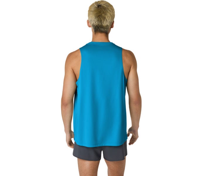 Asics CORE SINGLET LÖPARLINNE Blå