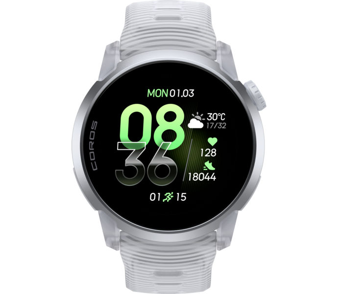 Coros PACE 4 SILICONE WHITE CLOUD LÖPARKLOCKA Vit
