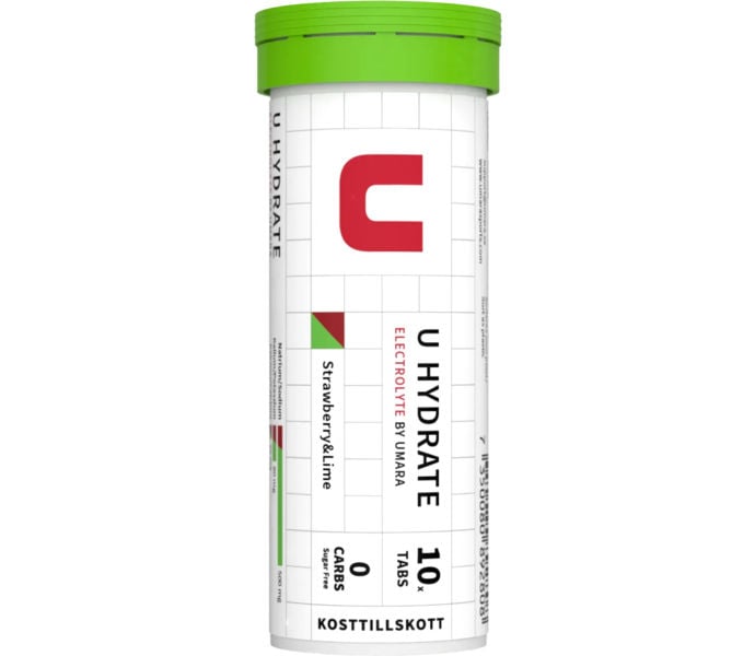 Umara U HYDRATE JORDGUBB/LIME 10ST/RÖR Flerfärgad
