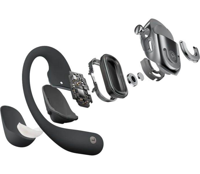 SHOKZ OPENFIT 2+ SPORTHÖRLURAR Svart