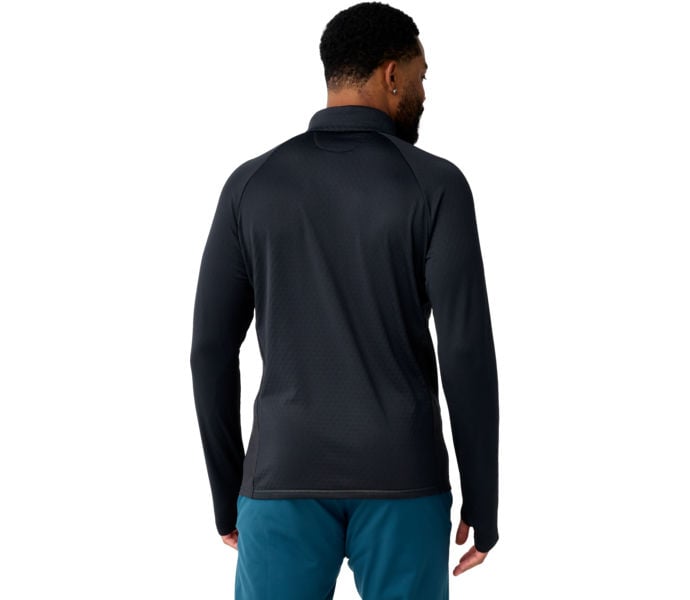 Brooks MOMENTUM THERMAL 1/2 ZIP LÖPARTRÖJA Svart