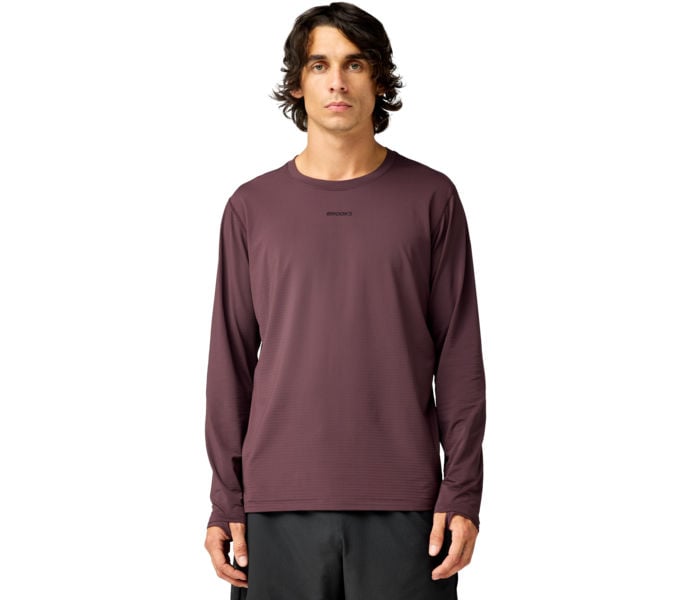 Brooks MOVEMENT LONG SLEEVE LÖPARTRÖJA Brun