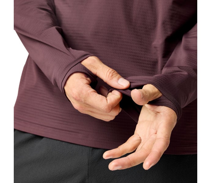 Brooks MOVEMENT LONG SLEEVE LÖPARTRÖJA Brun