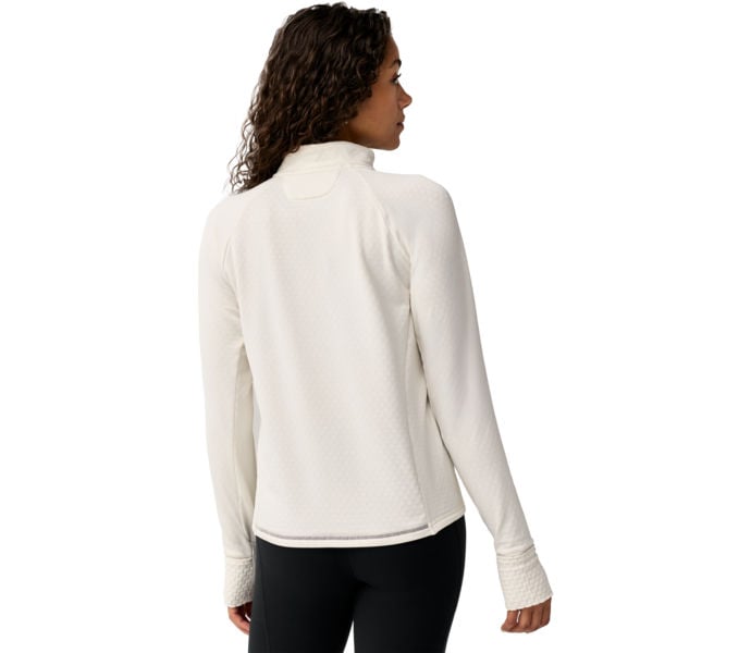 Brooks MOMENTUM THERMAL 1/4 ZIP LÖPARTRÖJA Beige