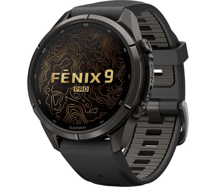 Garmin FENIX 9 PRO INREACH 43MM DLC SPORTKLOCKA Svart